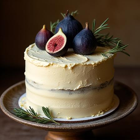 Torta materica con crema